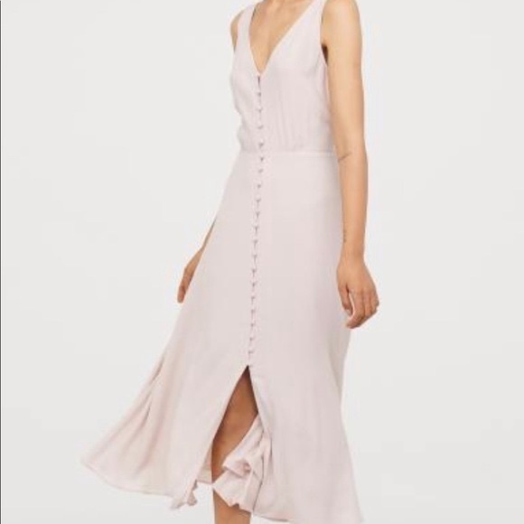 h&m crepe maxi dress